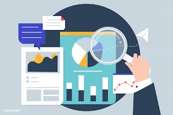 Business performance analysis with graphs | Free stock vector - 481136