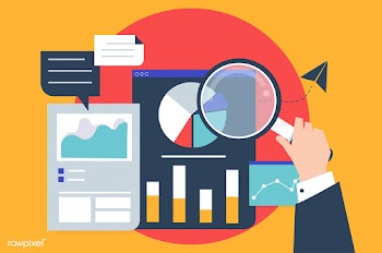 Business performance analysis with graphs | Free stock vector - 481137