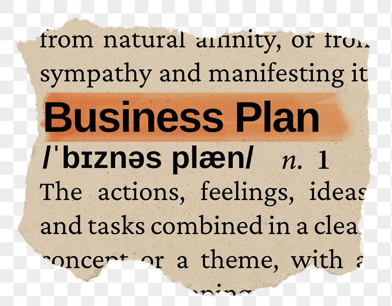 Business plan png word sticker, | Free PNG - rawpixel