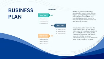 Business plan presentation psd slide editable template
