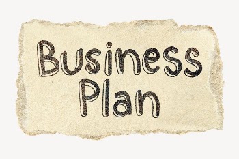 Business plan word, torn craft | Free PSD - rawpixel