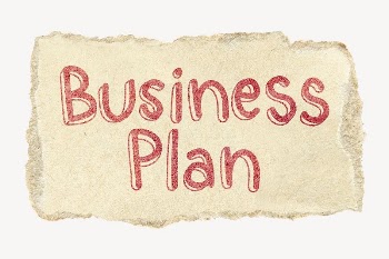 Business plan word, torn craft | Free PSD - rawpixel