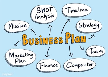 Business plan words illustration | Free stock vector - 457384