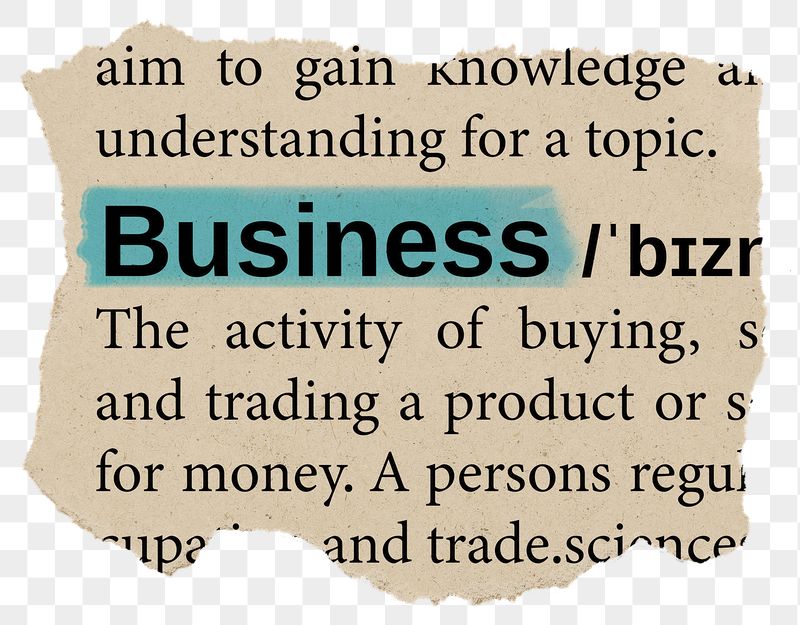 Business png dictionary word sticker, | Free PNG - rawpixel