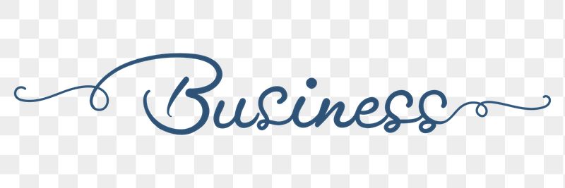 Business png word sticker, dark | Free PNG - rawpixel