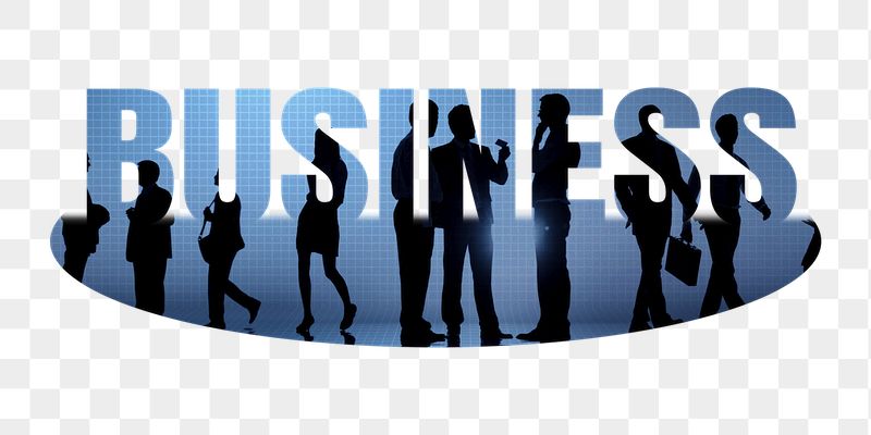 Business png word sticker, silhouette | Free PNG - rawpixel