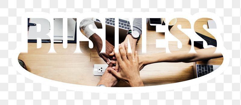 Business png word sticker, white | Free PNG - rawpixel
