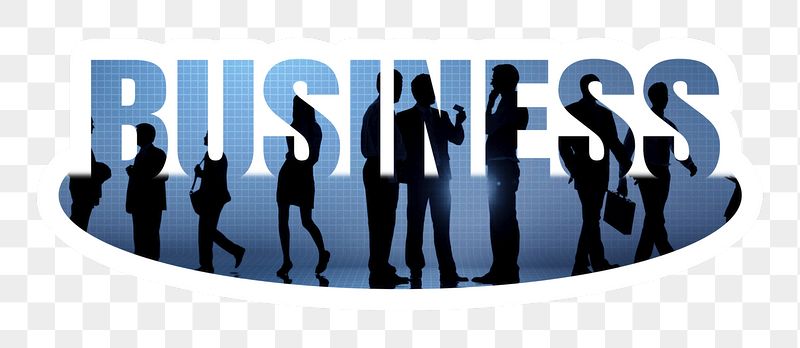 Business png word sticker, white | Free PNG - rawpixel