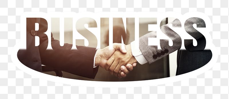 Business png word sticker, white | Free PNG - rawpixel