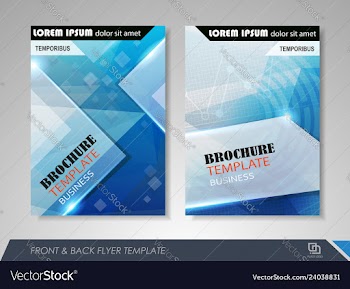 Business poster template vector image