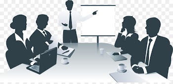 Business Presentation Information Clip art - Vector business office meeting 