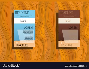 Business presentation slides templates from vector image