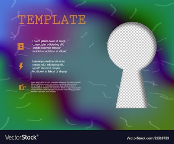 Business presentation template from infographic vector image