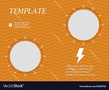 Business presentation template from infographic vector image