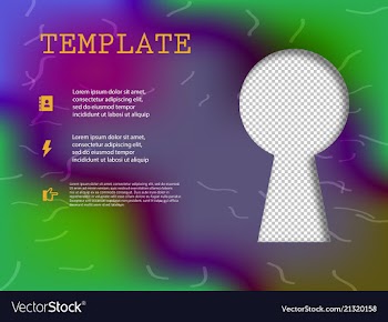 Business presentation template from infographic vector image