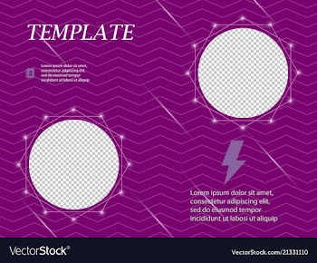 Business presentation template from infographic vector image