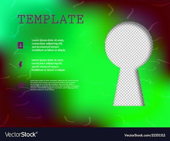 Business presentation template from infographic vector image