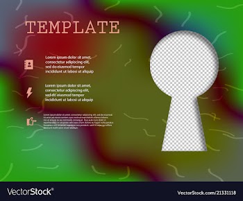 Business presentation template from infographic vector image
