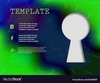 Business presentation template from infographic vector image