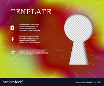 Business presentation template from infographic vector image