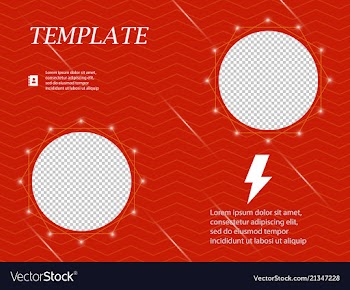 Business presentation template from infographic vector image