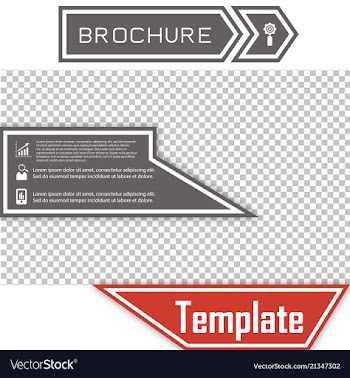 Business presentation template from infographic vector image