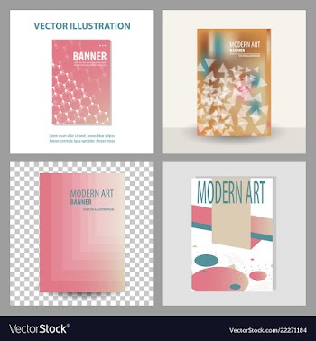 Business presentation templates infographic vector image
