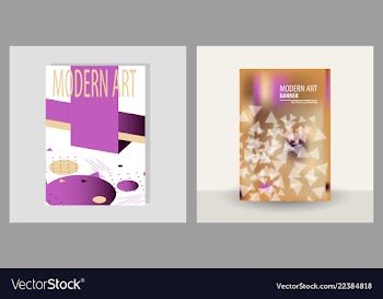 Business presentation templates infographic vector image
