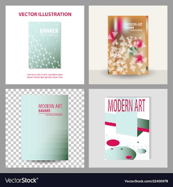 Business presentation templates infographic vector image