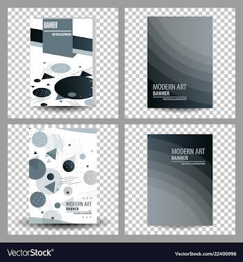 Business presentation templates infographic vector image