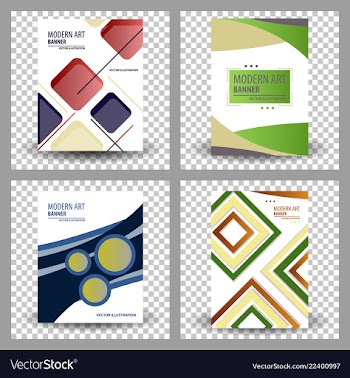 Business presentation templates infographic vector image