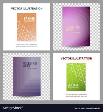 Business presentation templates infographic vector image
