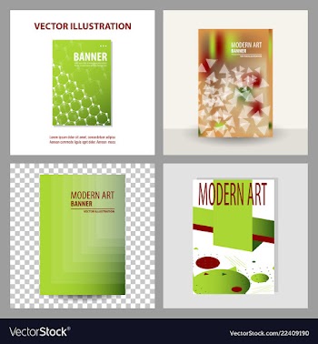 Business presentation templates infographic vector image