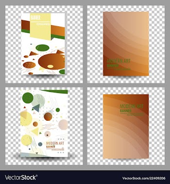 Business presentation templates infographic vector image