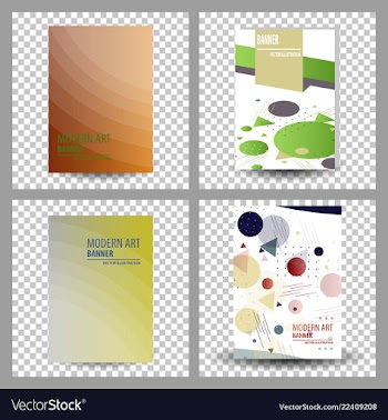 Business presentation templates infographic vector image