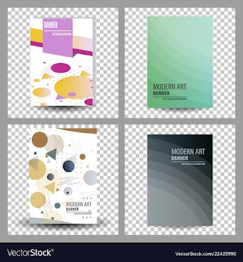 Business presentation templates infographic vector image