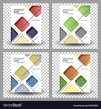 Business presentation templates infographic vector image