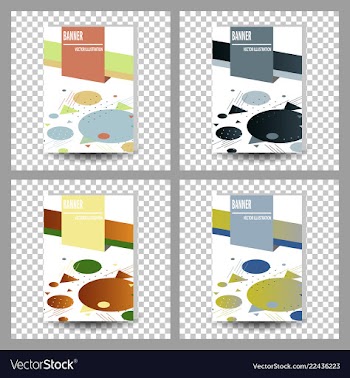 Business presentation templates infographic vector image