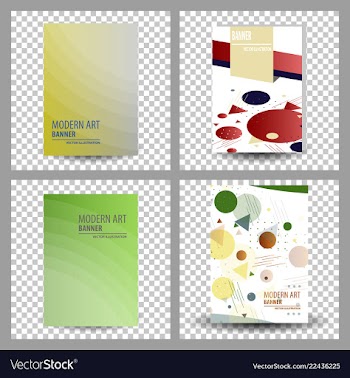 Business presentation templates infographic vector image