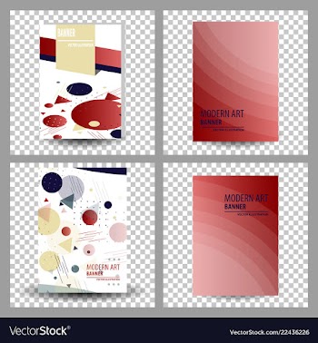 Business presentation templates infographic vector image