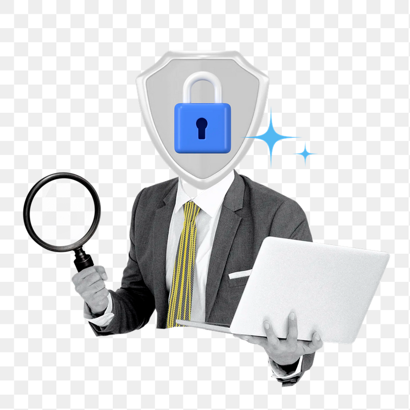 Business privacy security png sticker, | Free PNG - rawpixel