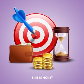 Business realistic concept Free Vector