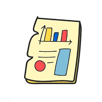 Business report chart doodle | Free stock vector - 24534