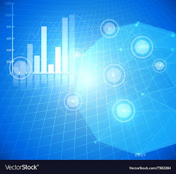 Business scene vector image
