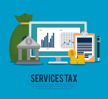 Business statistics bar with computer and invoice Free Vector
