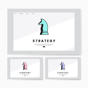 Business strategy informational website graph.. | Free stock vector - 458374