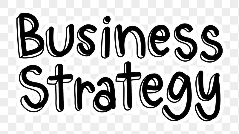 Business strategy png word sticker | Free PNG - rawpixel