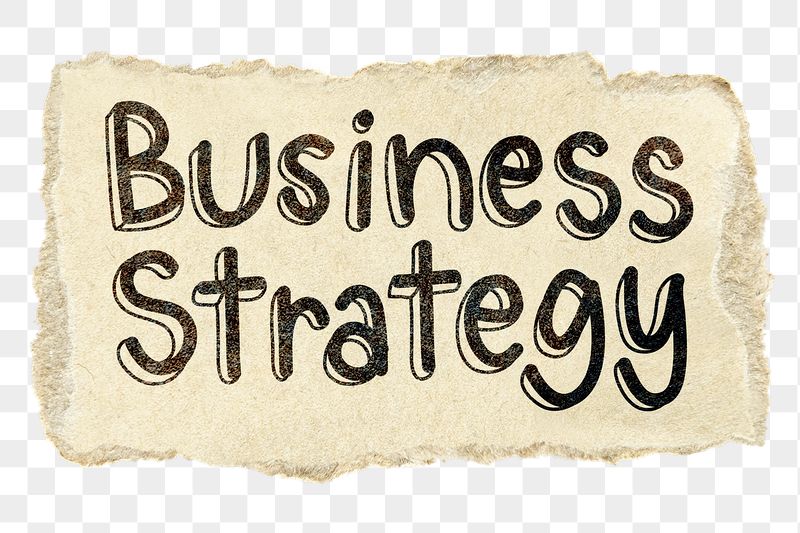 Business strategy png word sticker | Free PNG - rawpixel
