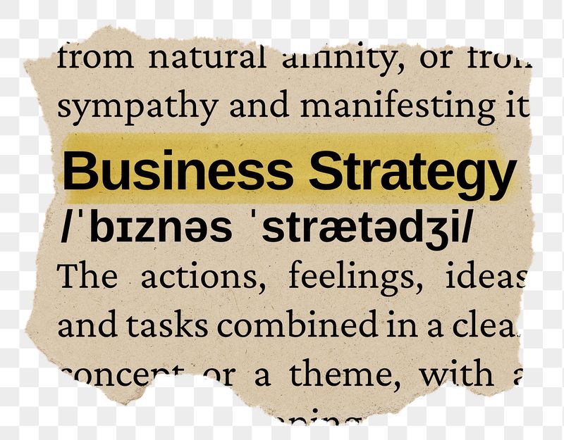 Business strategy png word sticker, | Free PNG - rawpixel