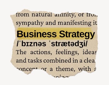Business strategy ripped dictionary, editable | Free PSD - rawpixel